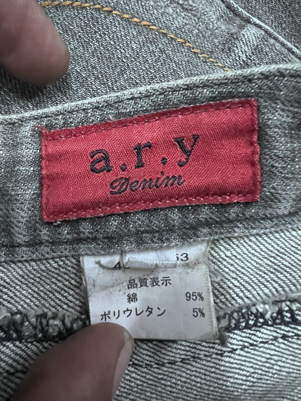 Other FLARED💥ARY BUSHPANT DISTRESSED DENIM PANTS Size US 28 / EU 44 - 7 Thumbnail