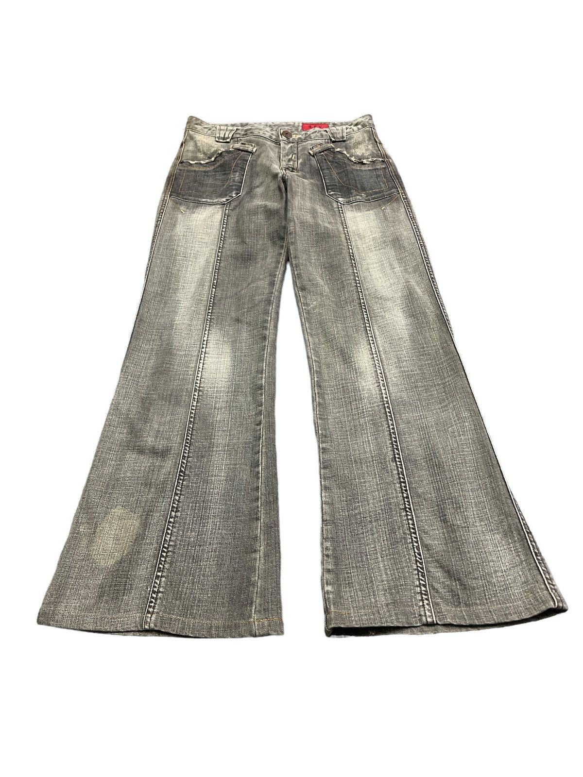 Other FLARED💥ARY BUSHPANT DISTRESSED DENIM PANTS Size US 28 / EU 44 - 3 Thumbnail