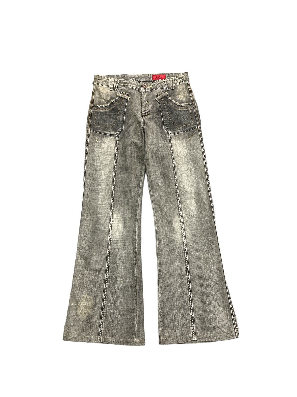 Other FLARED💥ARY BUSHPANT DISTRESSED DENIM PANTS Size US 28 / EU 44 - 1 Thumbnail