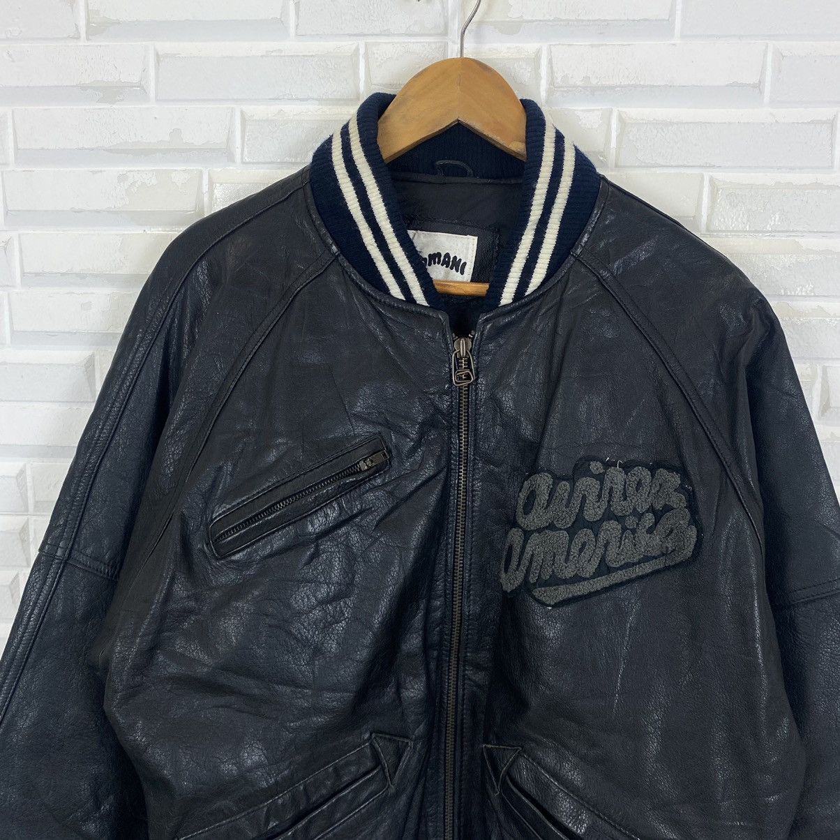 Avirex ✨Vintage Avirex Champs Leather Bomber Jacket Size US L / EU 52-54 / 3 - 6 Thumbnail