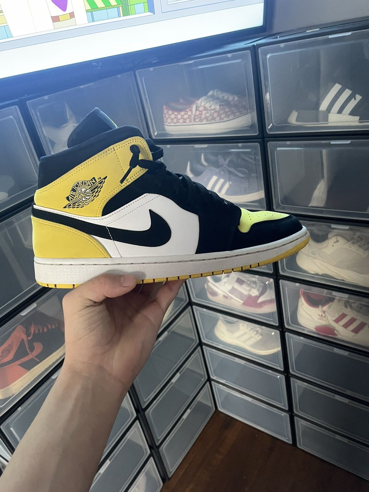 jordan 1 pink and yellow