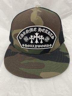 Chrome Hearts Plus Cross Seal Stamp Trucker Hat Camo - US