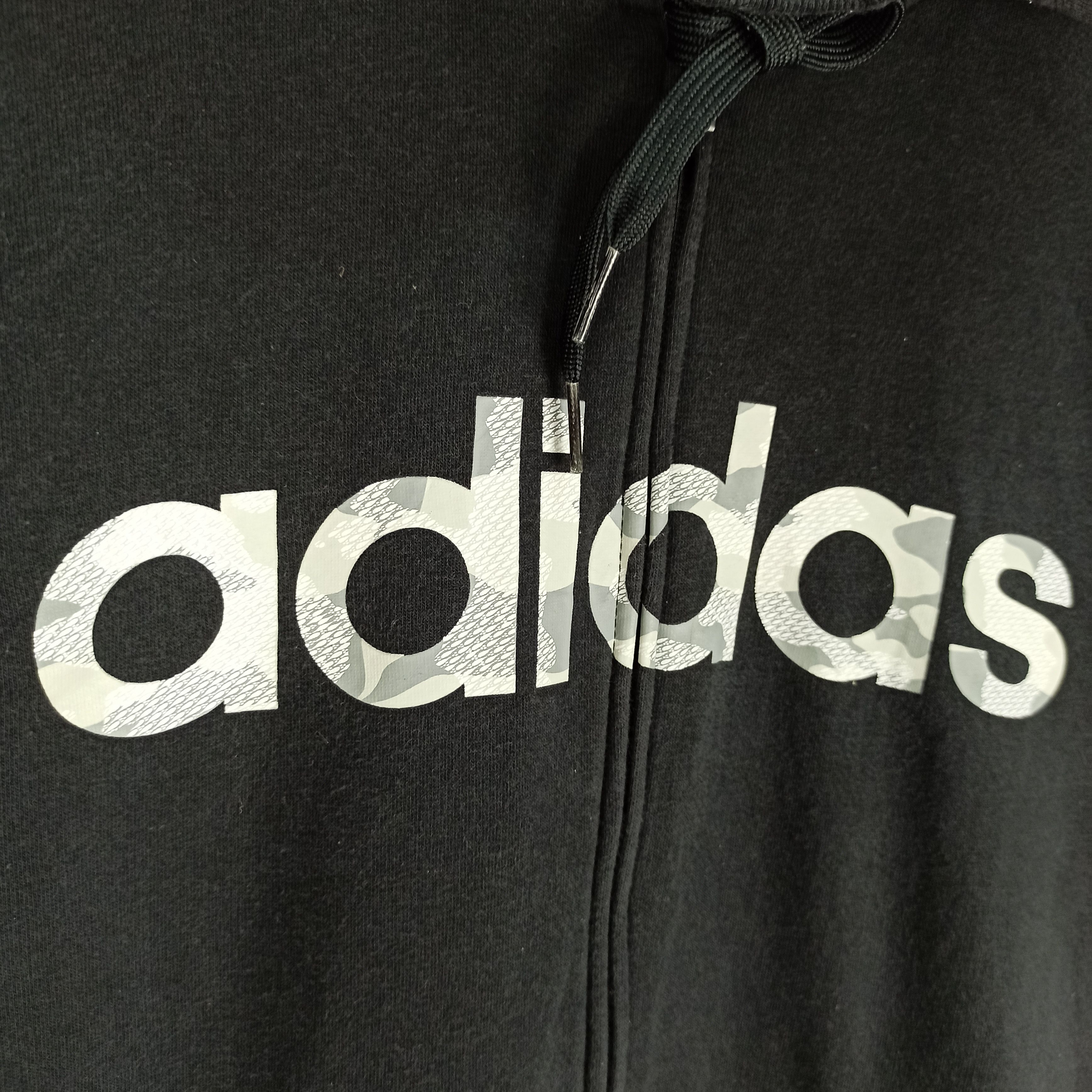 Adidas Rare Adidas Big Logo Spell Out Hoodie Full Zipper Size US L / EU 52-54 / 3 - 5 Thumbnail