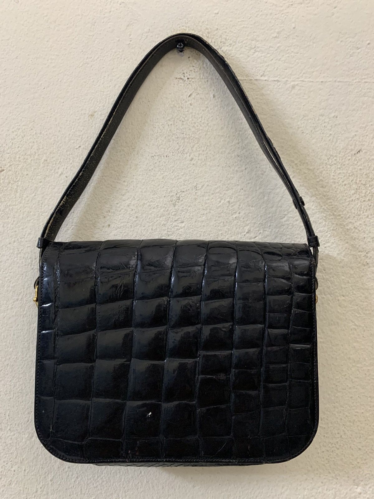 Genuine Leather Genuine Crocodile Skin Handbag Size ONE SIZE - 7 Thumbnail