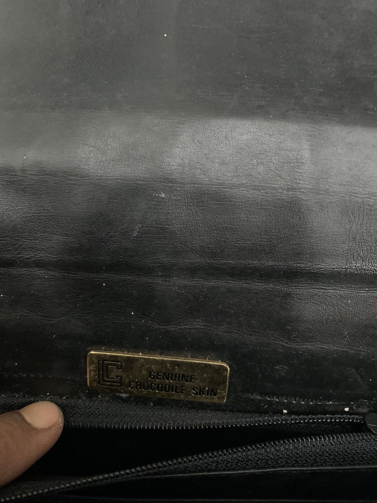 Genuine Leather Genuine Crocodile Skin Handbag Size ONE SIZE - 6 Thumbnail