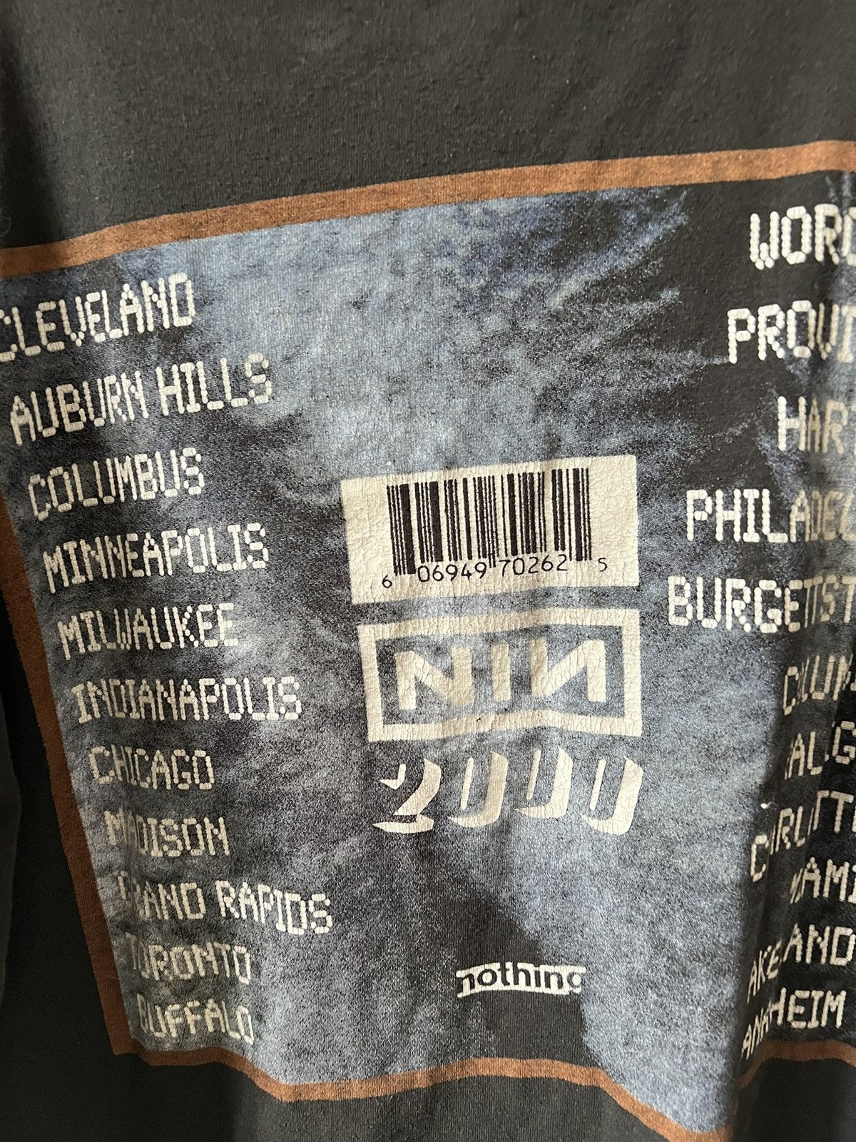 Band Tees Vintage Nine Inch Nails US 2000 Nothing Tour T-Shirt Size US XL / EU 56 / 4 - 9 Thumbnail