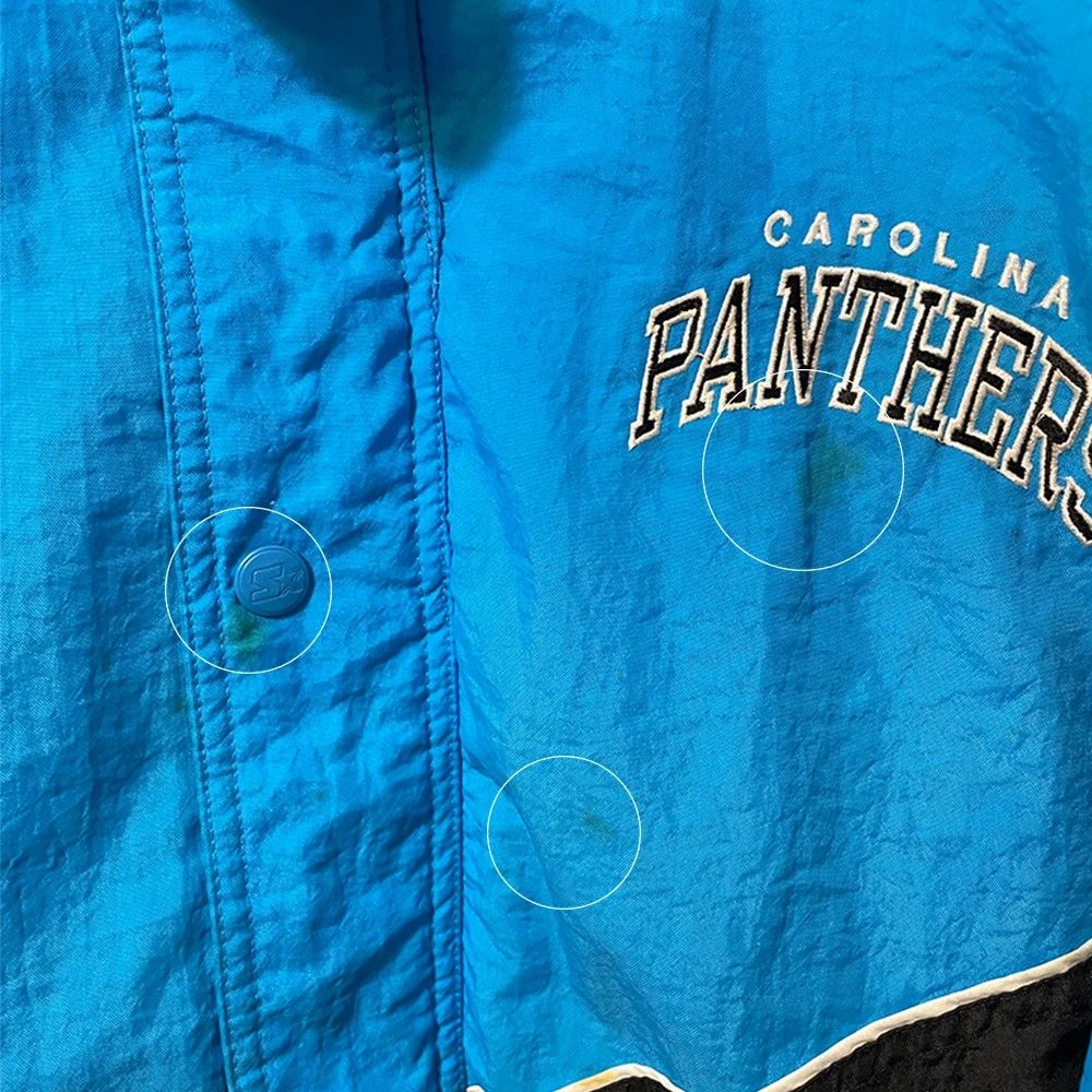 Casquette Vintage Carolina Panthers NFL - Marque Starter, Snapback, Laine, Années 90 - Neuf
