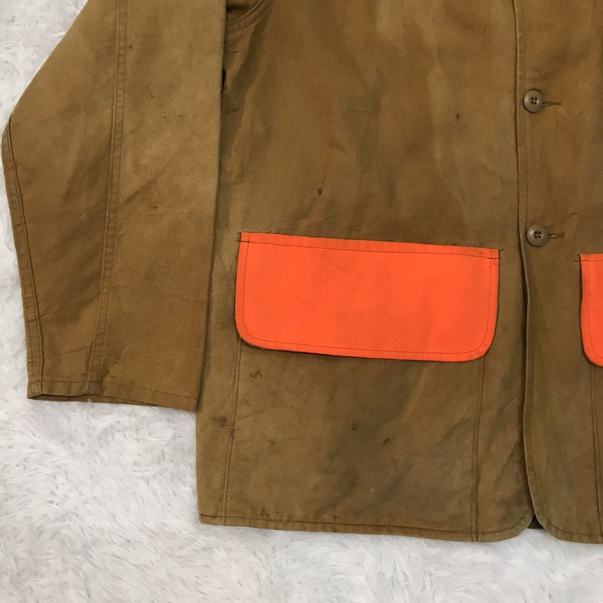 Hunt Club Vtg Saftbak Hunting Jacket Made in Usa Size US XL / EU 56 / 4 - 3 Thumbnail