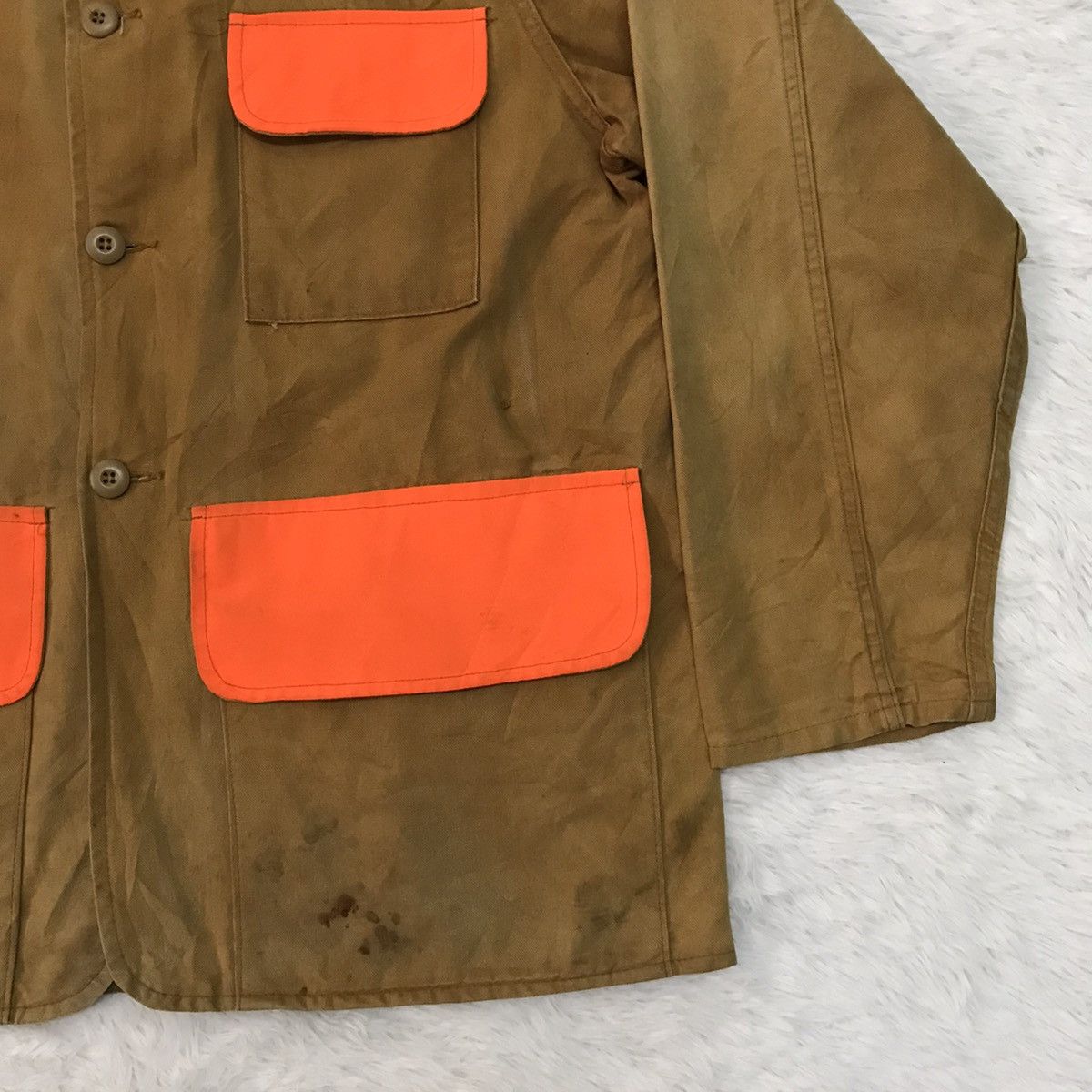 Hunt Club Vtg Saftbak Hunting Jacket Made in Usa Size US XL / EU 56 / 4 - 4 Thumbnail