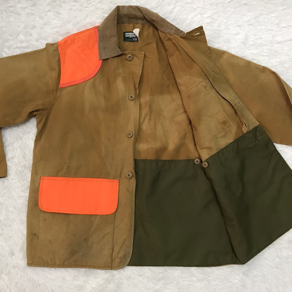 Hunt Club Vtg Saftbak Hunting Jacket Made in Usa Size US XL / EU 56 / 4 - 12 Thumbnail
