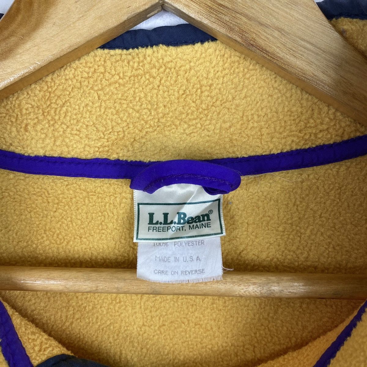 L.L. Bean × Vintage Vintage L.L.BEAN Old Skool Logo Outdoor Fleece Sweatshirt Size US M / EU 48-50 / 2 - 5 Thumbnail