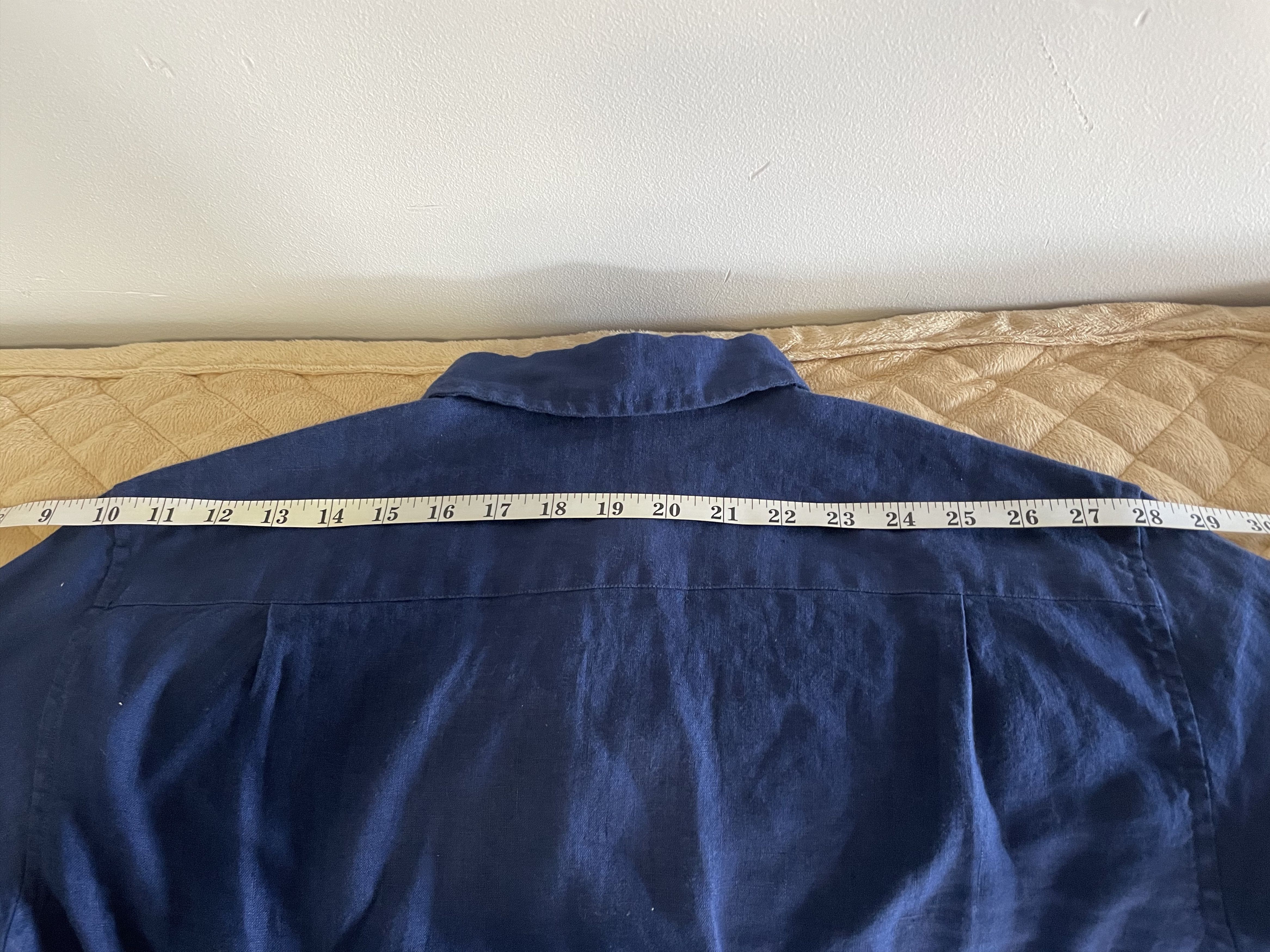 Club Monaco Slim-Fit Button-Down Collar Slub Linen Shirt Size US XS / EU 42 / 0 - 11 Thumbnail