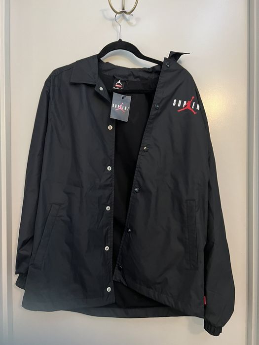 Supreme x hotsell jordan coach jacket