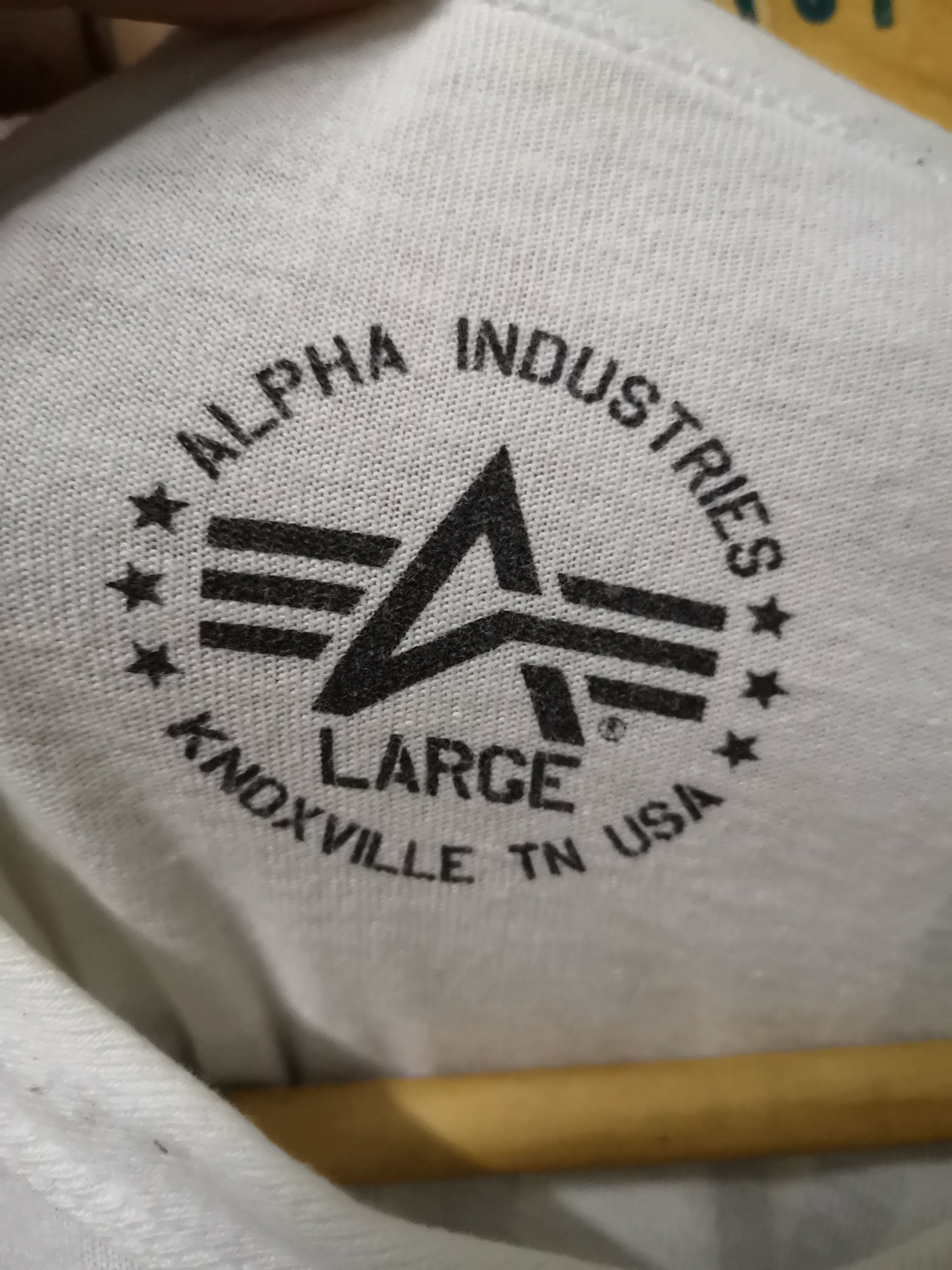 Alpha Industries Alpha Industries Tee Size US L / EU 52-54 / 3 - 5 Thumbnail
