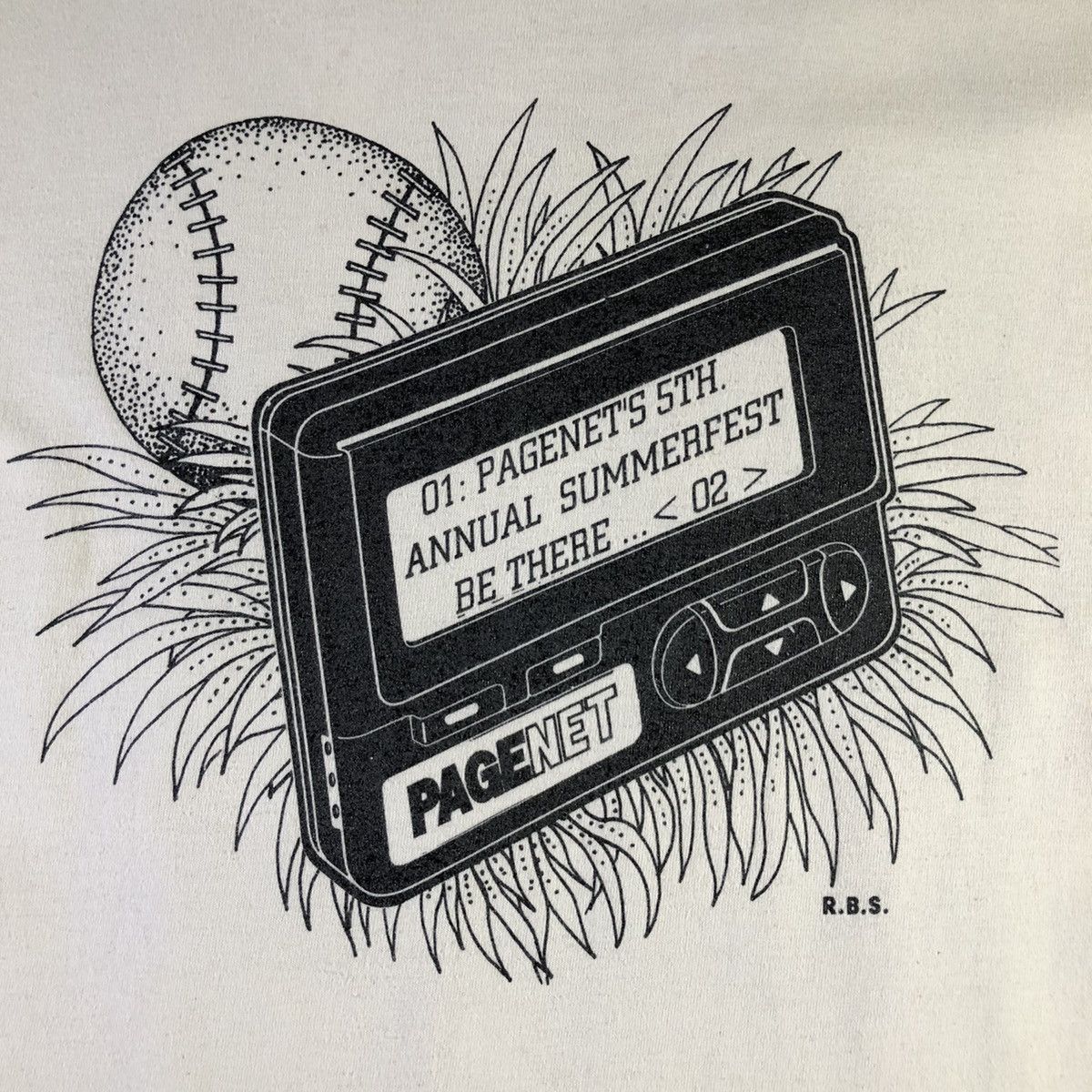 Motorola Motorola Pagenet Pager Beeper Baseball Vintage T Shirt XL Size US XL / EU 56 / 4 - 4 Thumbnail