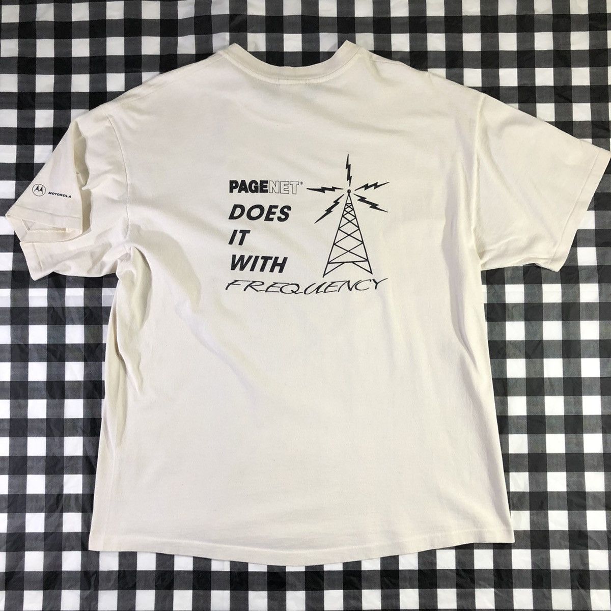 Motorola Motorola Pagenet Pager Beeper Baseball Vintage T Shirt XL Size US XL / EU 56 / 4 - 2 Thumbnail