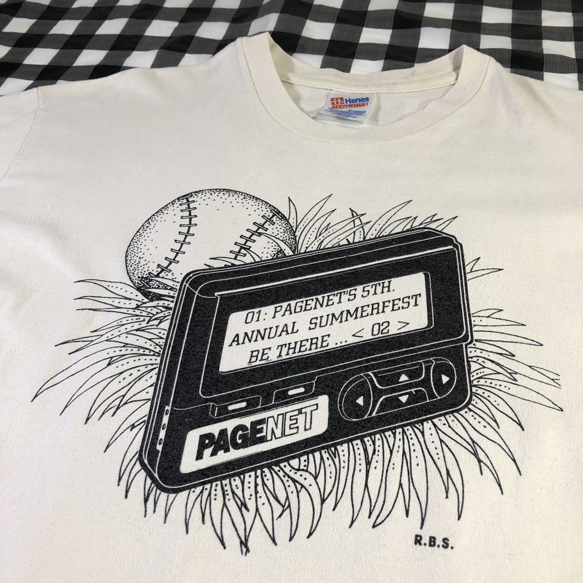 Motorola Motorola Pagenet Pager Beeper Baseball Vintage T Shirt XL Size US XL / EU 56 / 4 - 3 Thumbnail