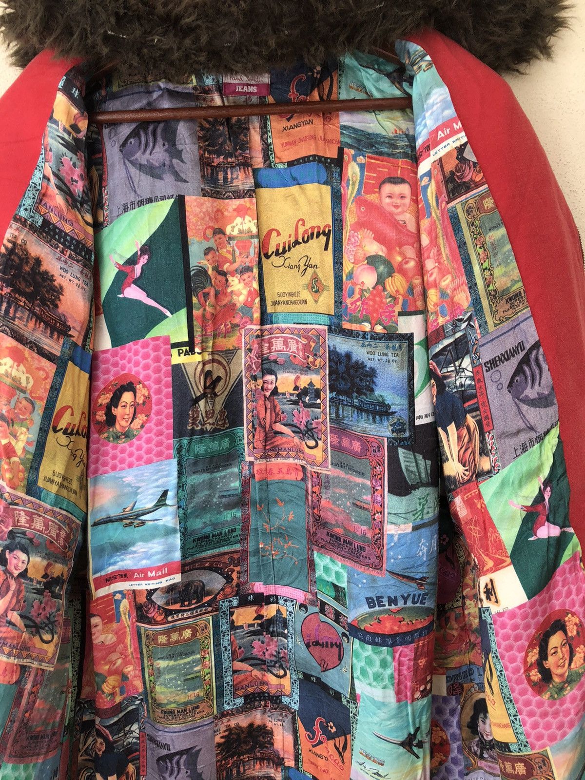 Paul Smith Paul Smith Overprinted Red Parkas Size US M / EU 48-50 / 2 - 8 Thumbnail