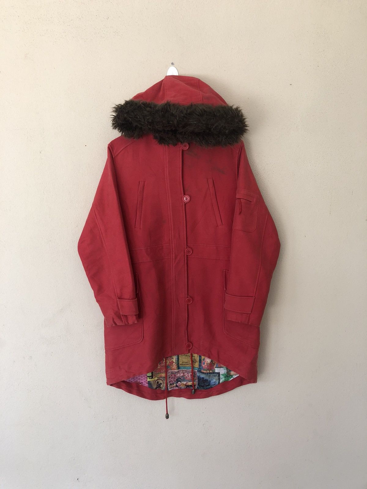Paul Smith Paul Smith Overprinted Red Parkas Size US M / EU 48-50 / 2 - 1 Thumbnail