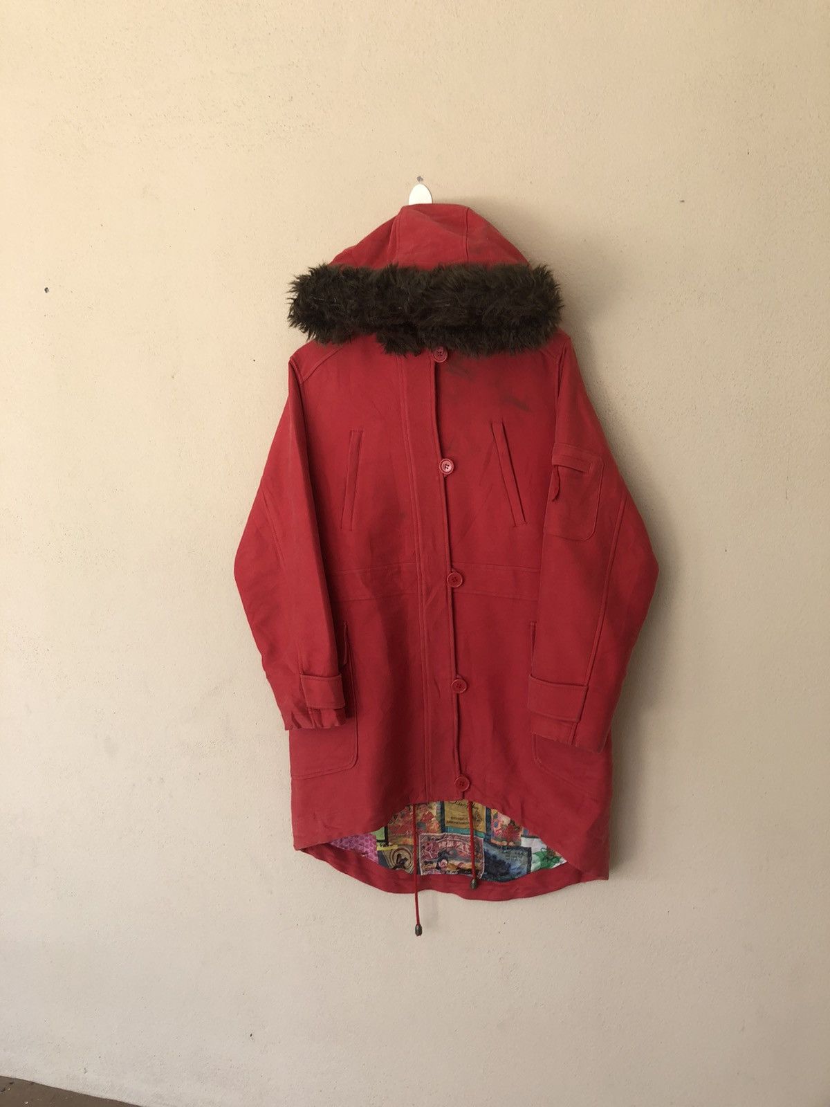 Paul Smith Paul Smith Overprinted Red Parkas Size US M / EU 48-50 / 2 - 3 Thumbnail