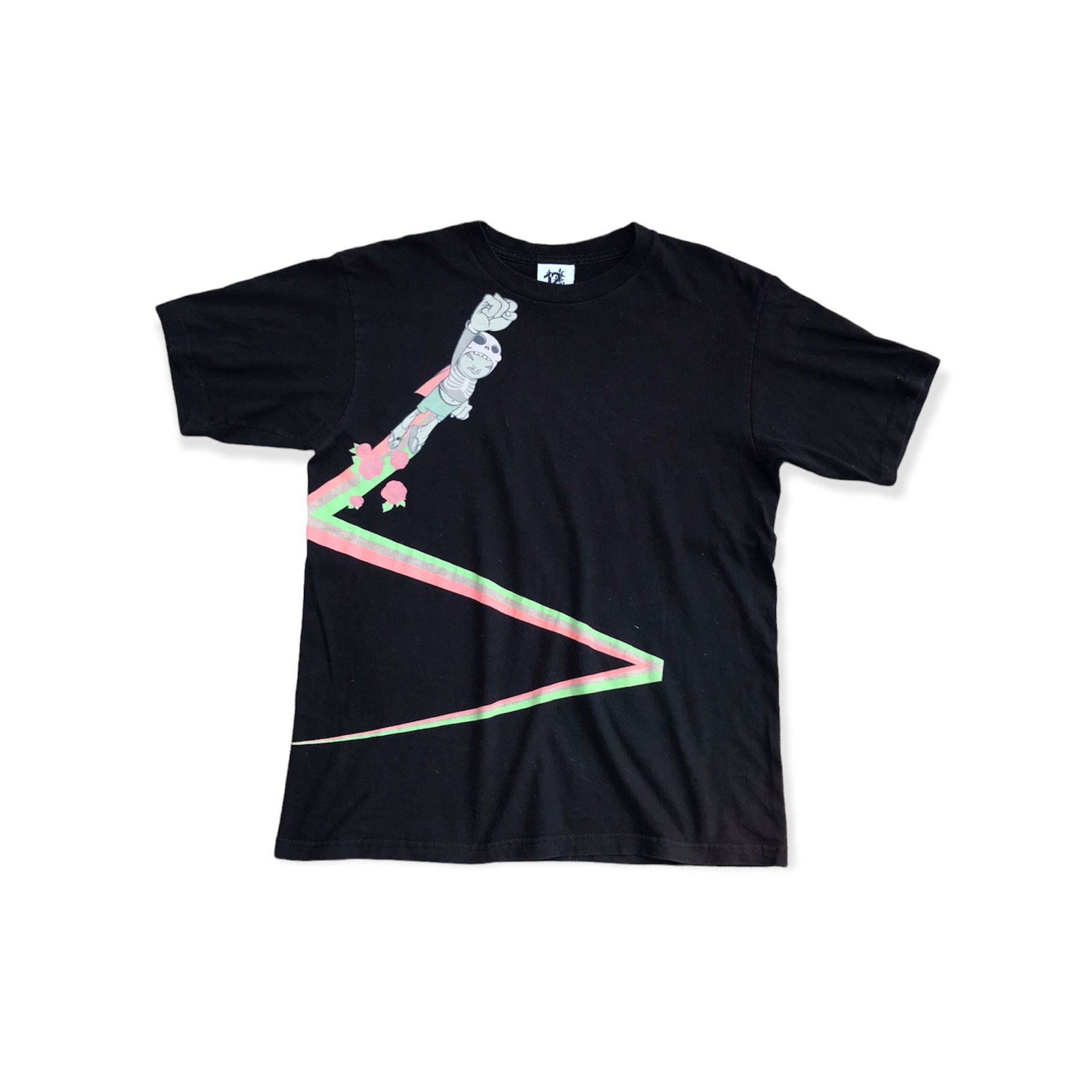 image of Upper Playground 12 Grain Tee in Black, Men's (Size Medium)
