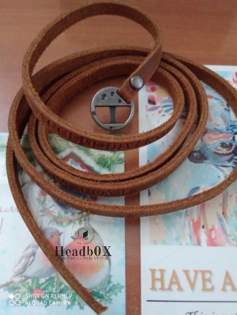 Leather Multilayer Wrap Leather Bracelet Size ONE SIZE - 6 Thumbnail