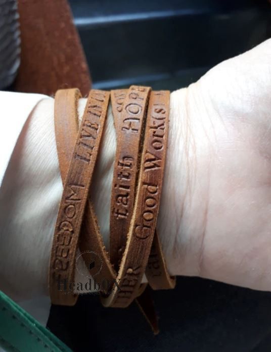 Leather Multilayer Wrap Leather Bracelet Size ONE SIZE - 4 Thumbnail