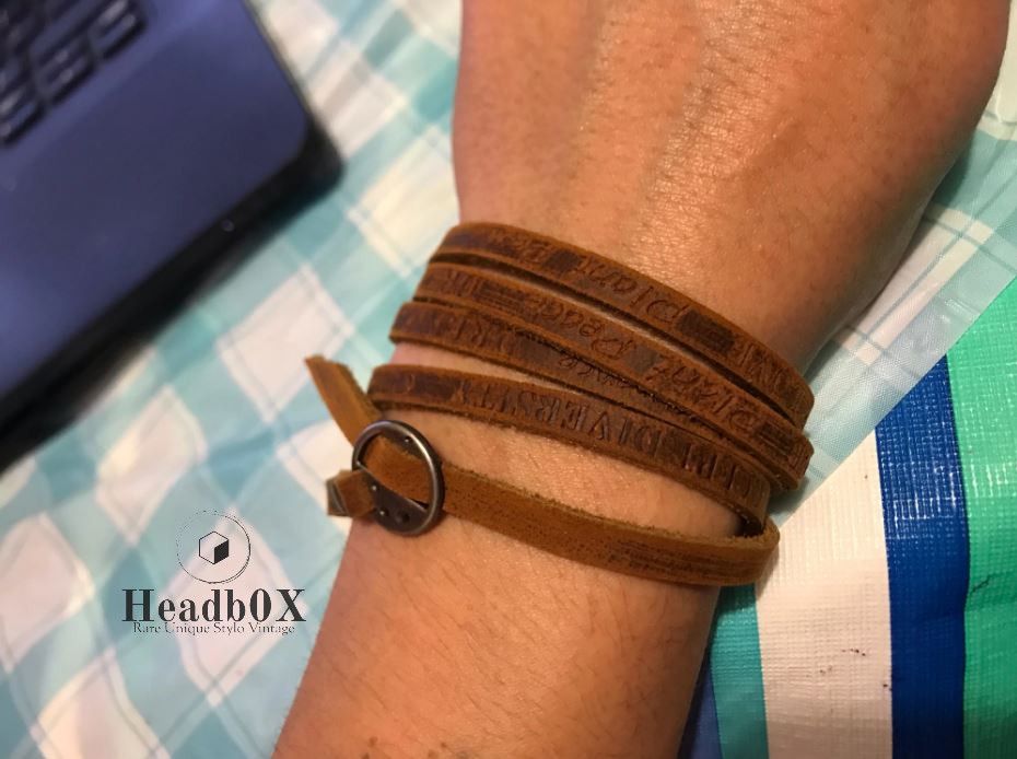 Leather Multilayer Wrap Leather Bracelet Size ONE SIZE - 3 Thumbnail