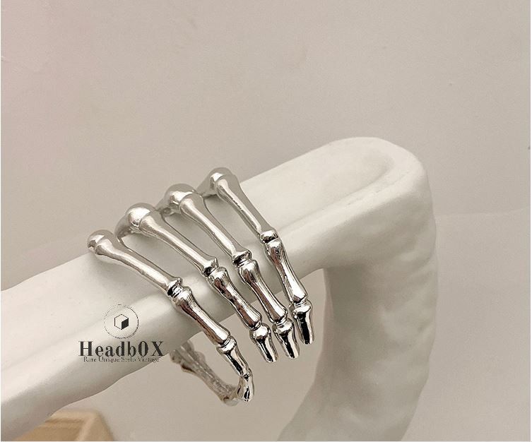Jewelry Skeleton Hand Claw Armlet Bracelet Size ONE SIZE - 5 Thumbnail
