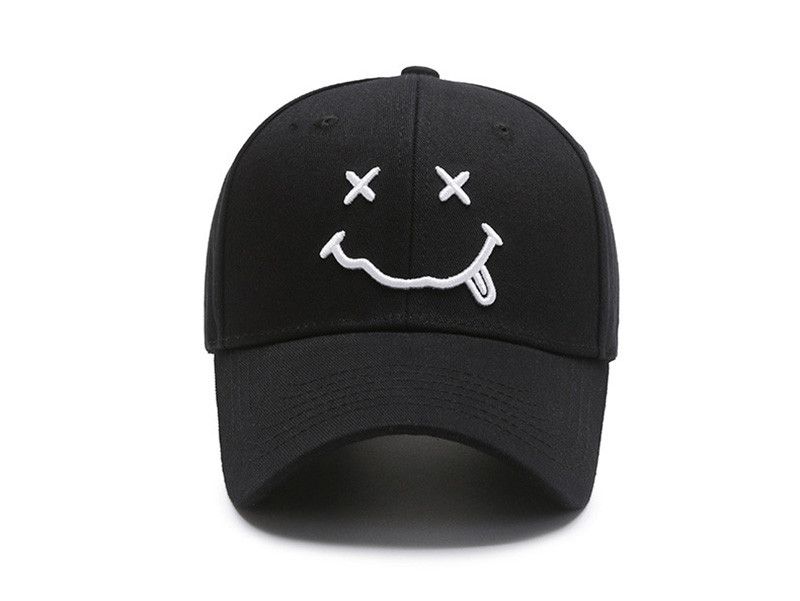Other Smile Face Embroidery Baseball Caps Size ONE SIZE - 2 Thumbnail