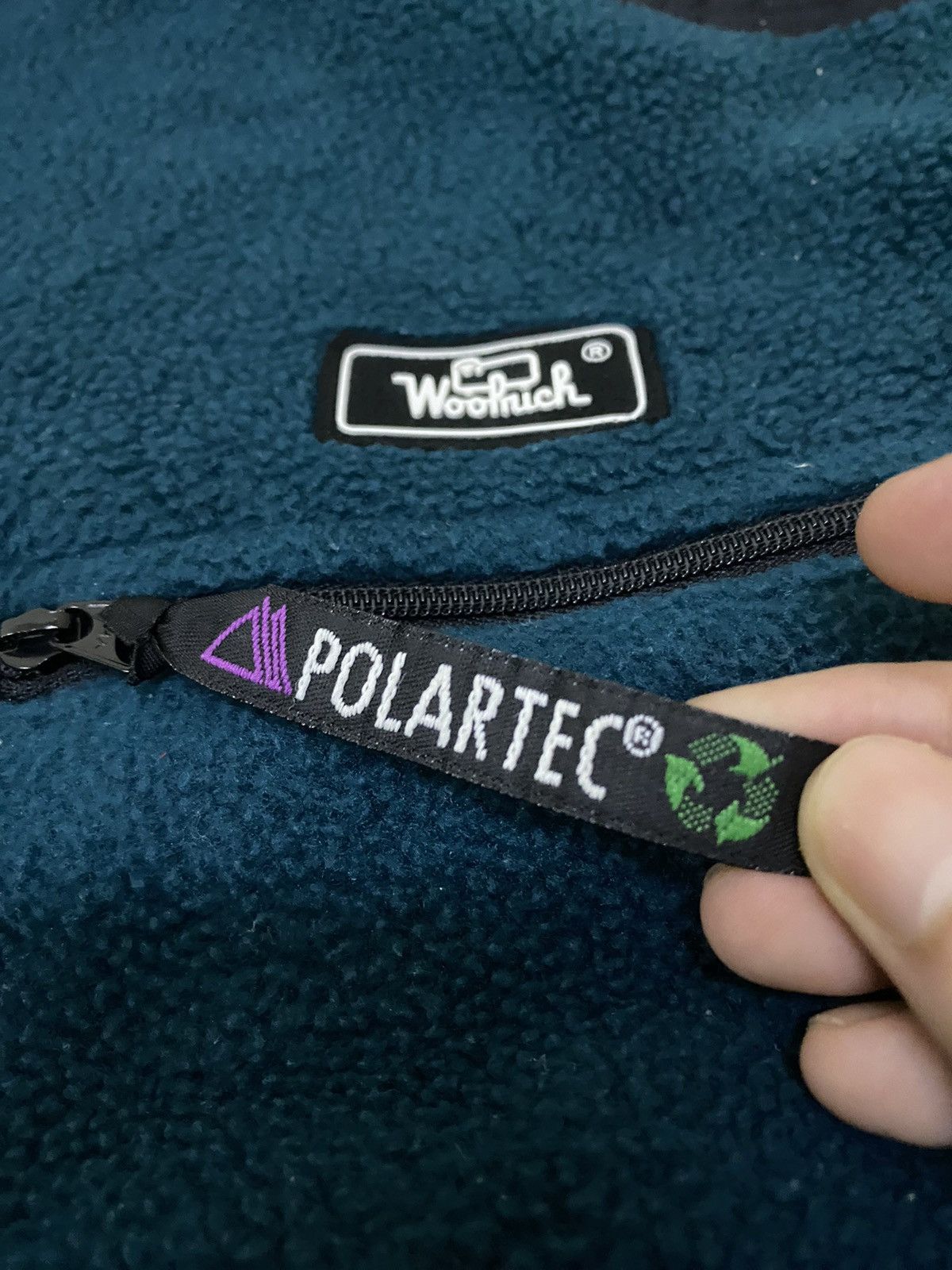 Vintage × Woolrich Woolen Mills Vintage Woolrich Polartec Fleece Sherpa Jacket Size US L / EU 52-54 / 3 - 9 Thumbnail