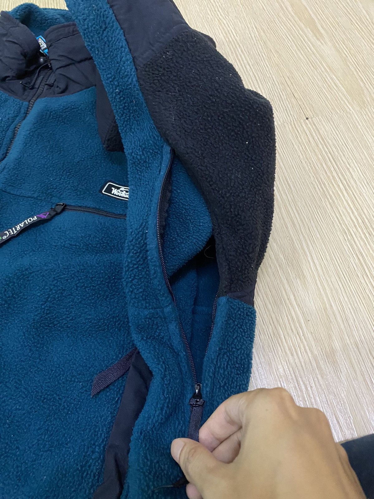 Vintage × Woolrich Woolen Mills Vintage Woolrich Polartec Fleece Sherpa Jacket Size US L / EU 52-54 / 3 - 12 Thumbnail