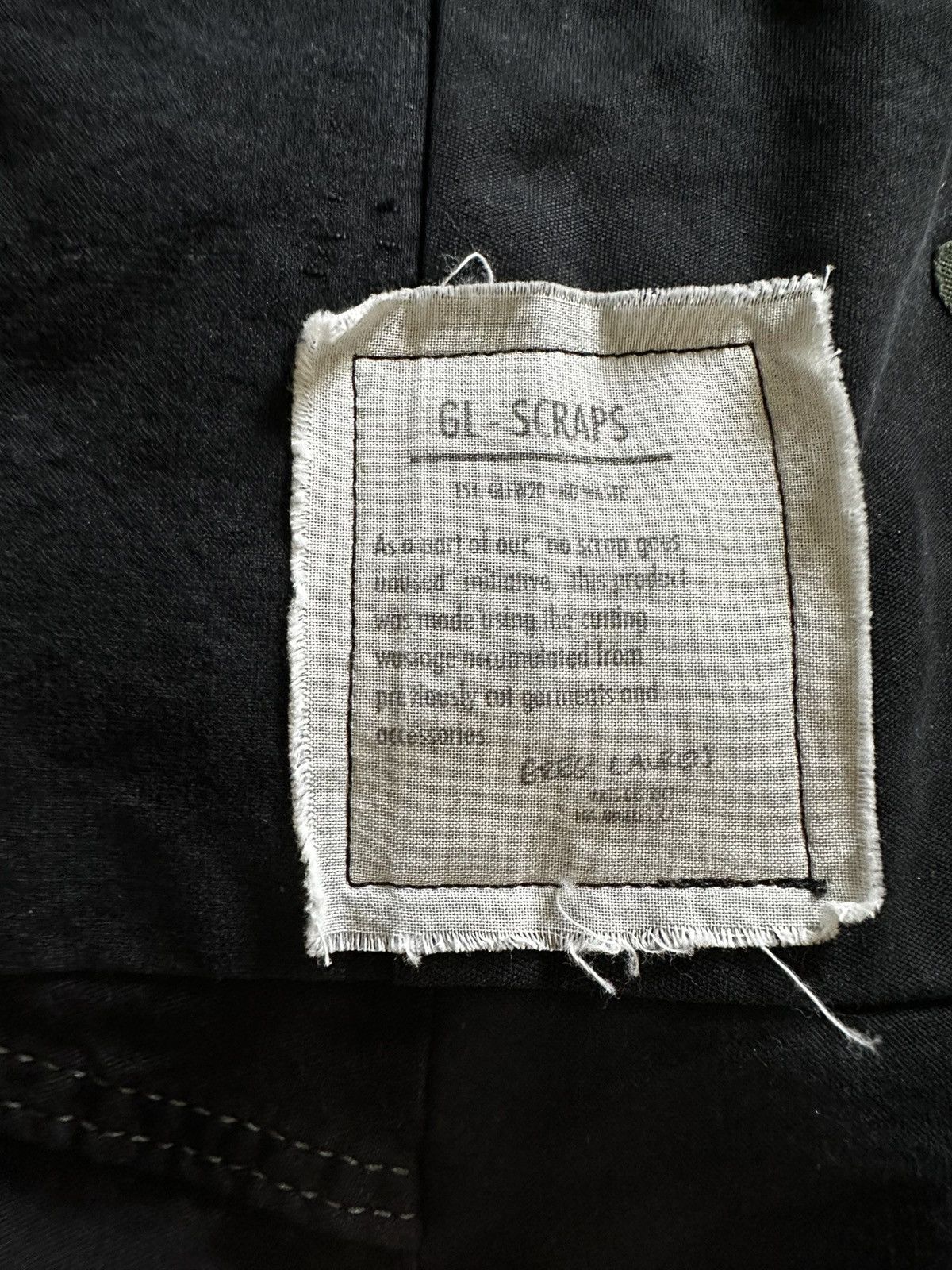 Greg Lauren Black Tent Scrapwork Long GL1 Size 2 Size US M / EU 48-50 / 2 - 6 Thumbnail
