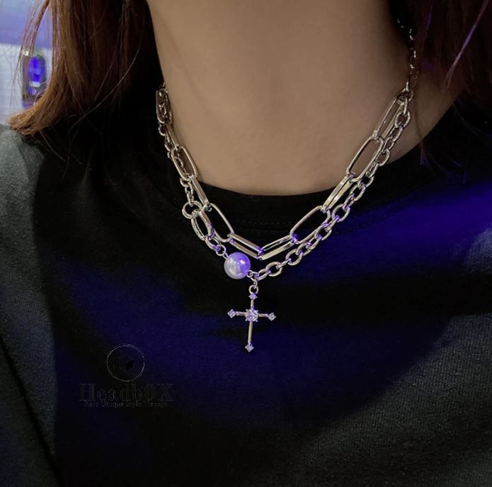 Jewelry Chain Around The Neck Cross Necklace Size ONE SIZE - 3 Thumbnail