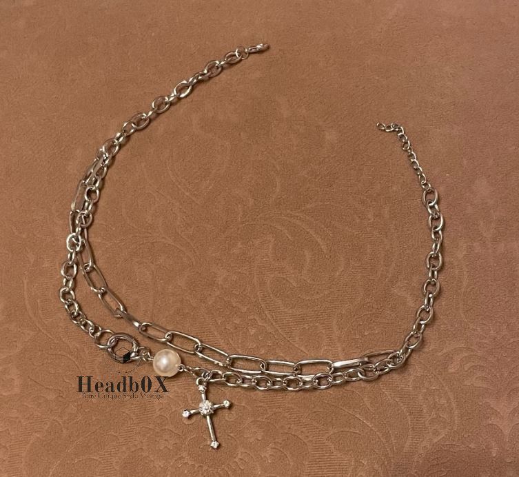 Jewelry Chain Around The Neck Cross Necklace Size ONE SIZE - 4 Thumbnail