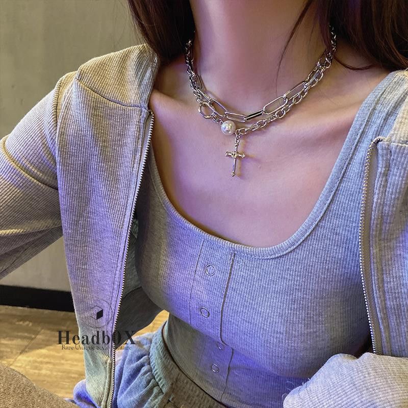 Jewelry Chain Around The Neck Cross Necklace Size ONE SIZE - 2 Thumbnail