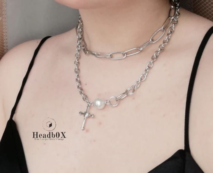 Jewelry Chain Around The Neck Cross Necklace Size ONE SIZE - 5 Thumbnail