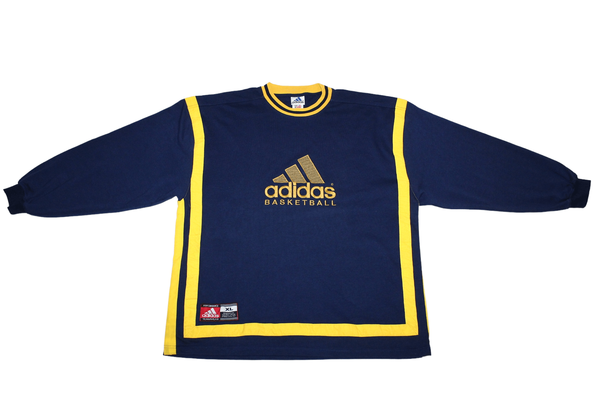 Adidas 90s Adidas Basketball Big Logo Embroidery Baggy Sweatshirt Size US XL / EU 56 / 4 - 2 Thumbnail