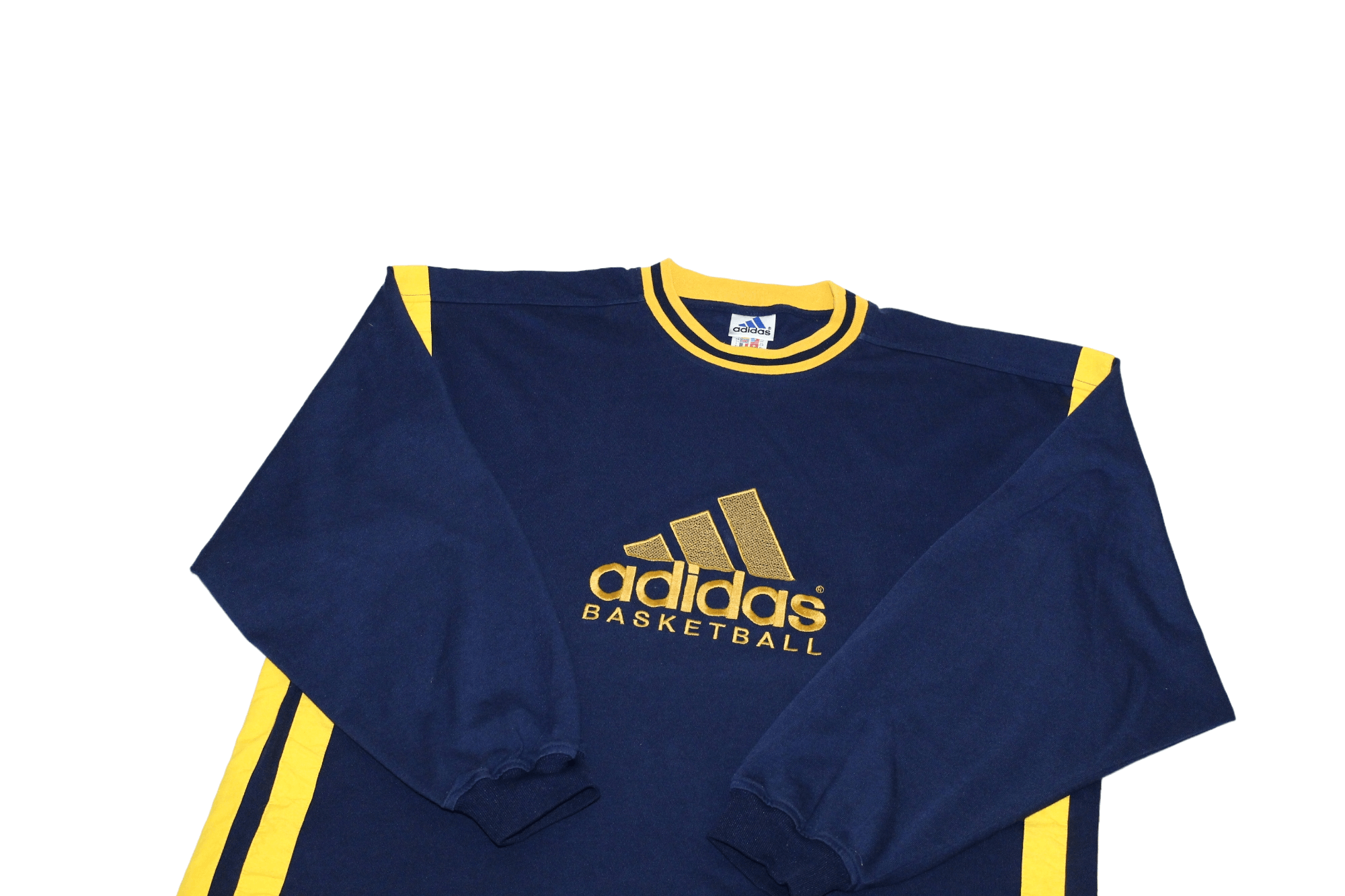 Adidas 90s Adidas Basketball Big Logo Embroidery Baggy Sweatshirt Size US XL / EU 56 / 4 - 5 Thumbnail