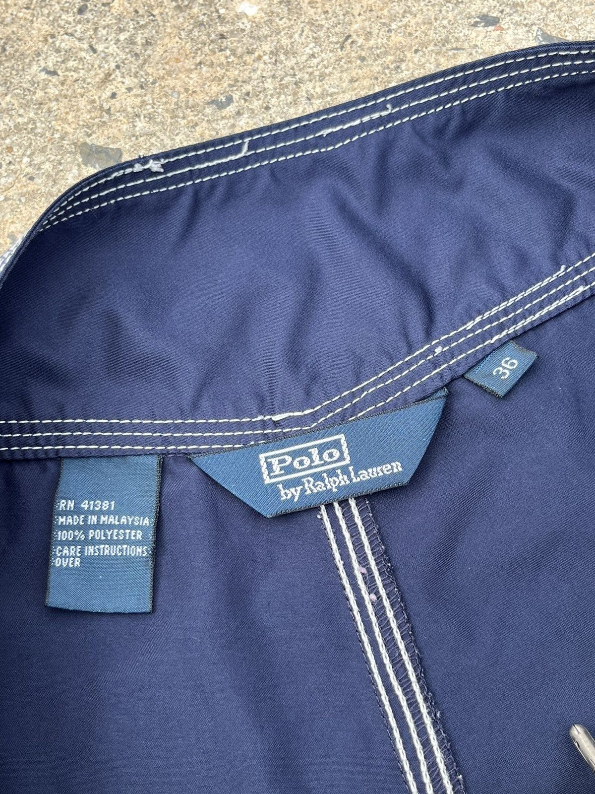 Polo Ralph Lauren × Vintage VINTAGE 90’S POLO RALPH LAUREN P-32 SWIMMING SHORTS Size US 36 / EU 52 - 10 Thumbnail