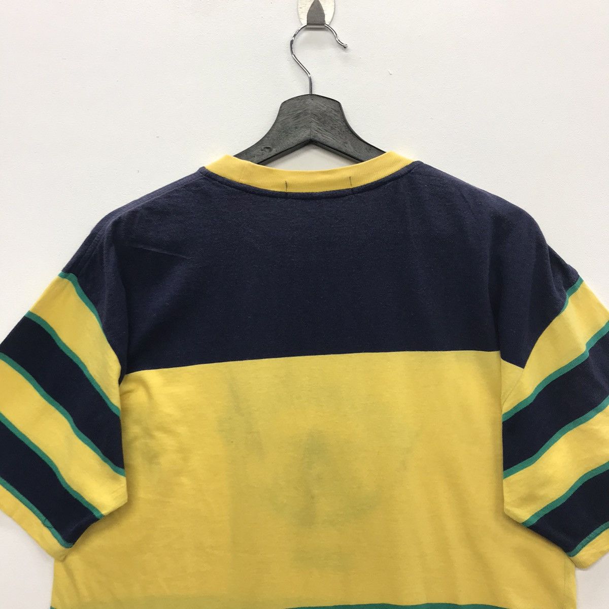 Courreges × Designer × Vintage *Rare!! Vintage Courreges Homme Embroidery Logo Tee Size US M / EU 48-50 / 2 - 9 Thumbnail
