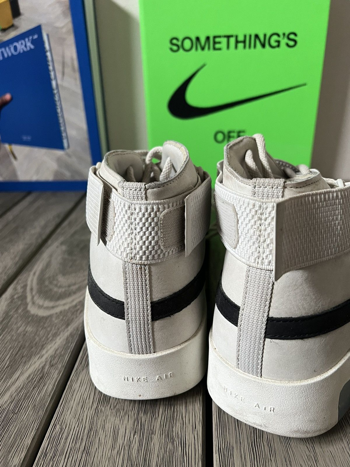 Fear of God × Nike Fear of God Nike Air Raid Light Bone Size US 13 / EU 46 - 5 Thumbnail