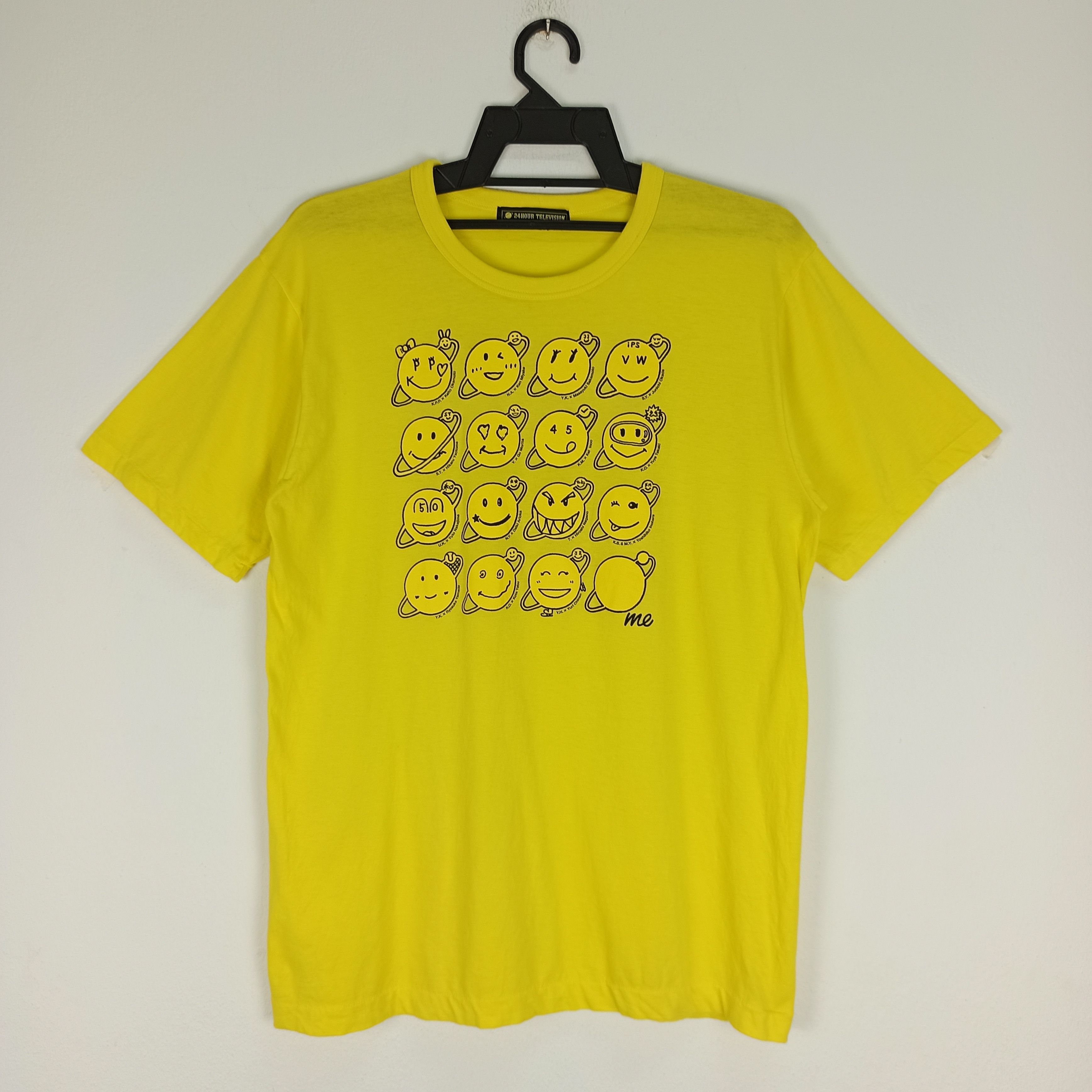 Japanese Brand 🔥Rare🔥 24hour Television Takashi Murakami Smiles Tshirt Size US L / EU 52-54 / 3 - 1 Thumbnail