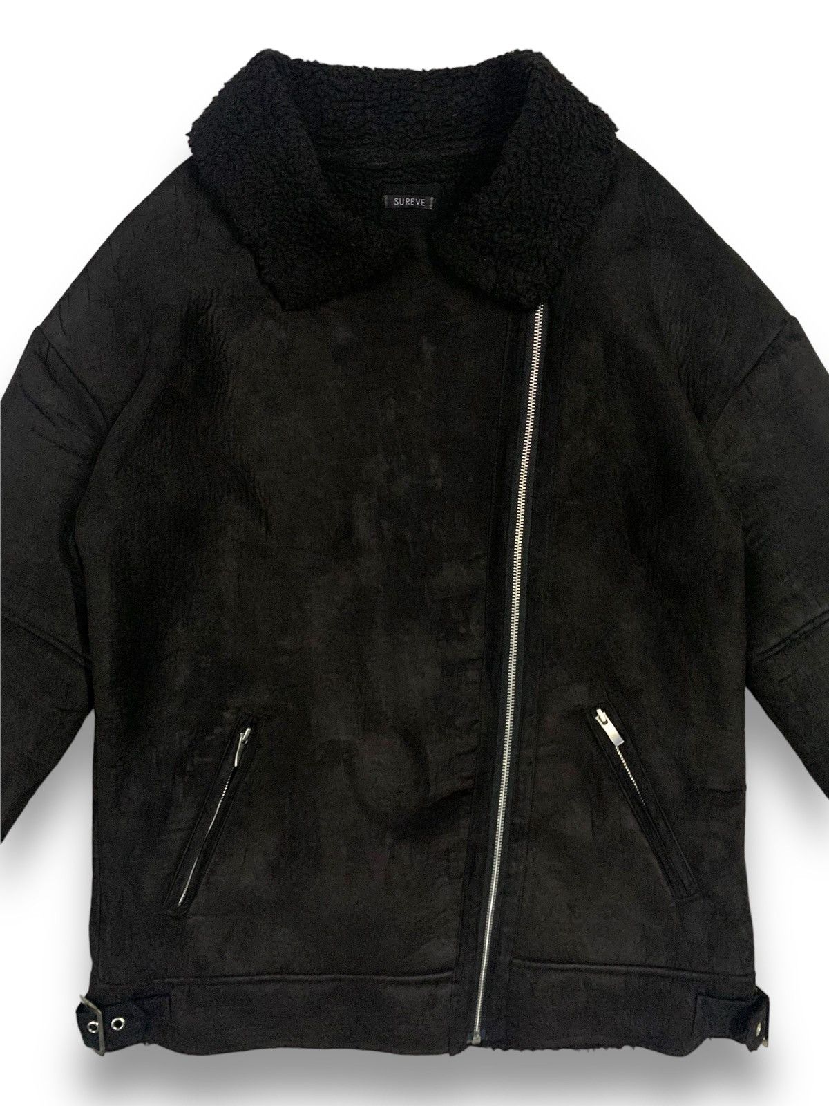 KMRii Japanese Brand Sureve Faux Suede Biker Punk Style Jacket Size US L / EU 52-54 / 3 - 4 Thumbnail