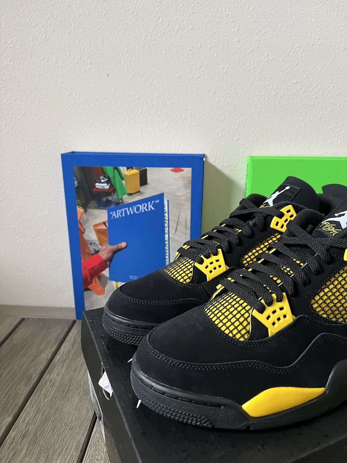Jordan Brand Nike Air Jordan 4 Retro Thunder Size US 13 / EU 46 - 2 Thumbnail