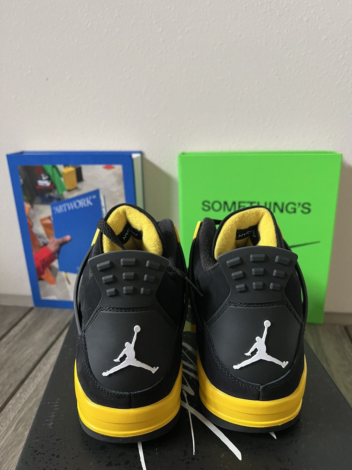 Jordan Brand Nike Air Jordan 4 Retro Thunder Size US 13 / EU 46 - 5 Thumbnail