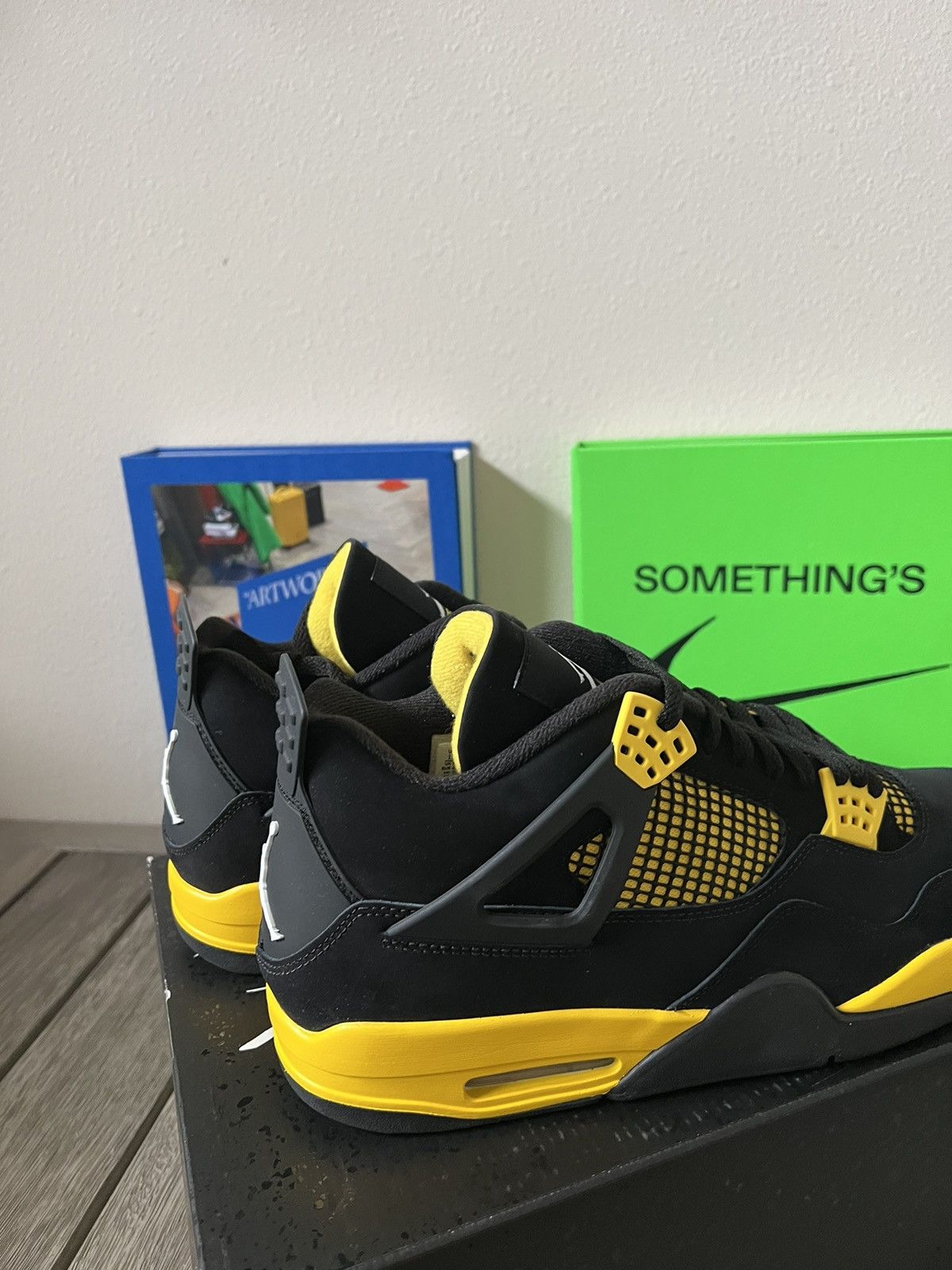 Jordan Brand Nike Air Jordan 4 Retro Thunder Size US 13 / EU 46 - 6 Thumbnail