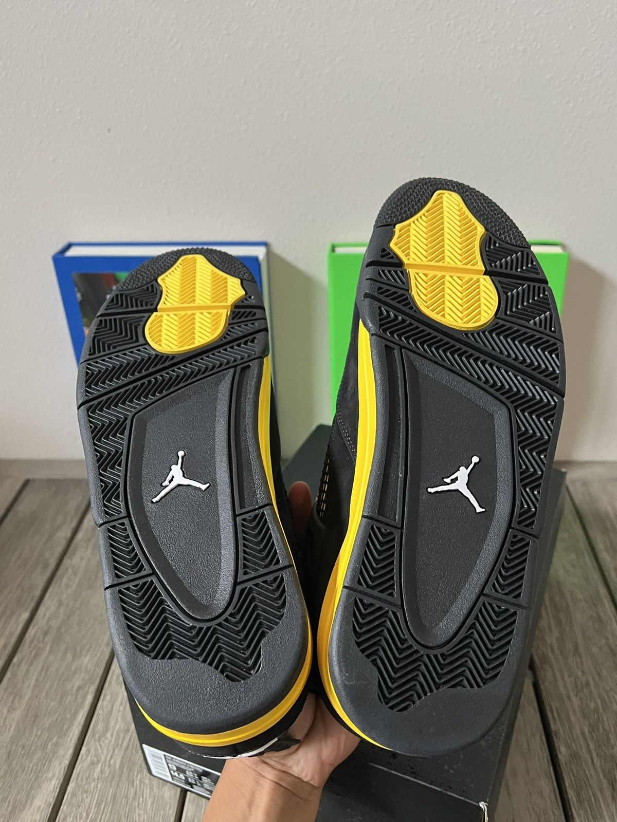 Jordan Brand Nike Air Jordan 4 Retro Thunder Size US 13 / EU 46 - 9 Thumbnail