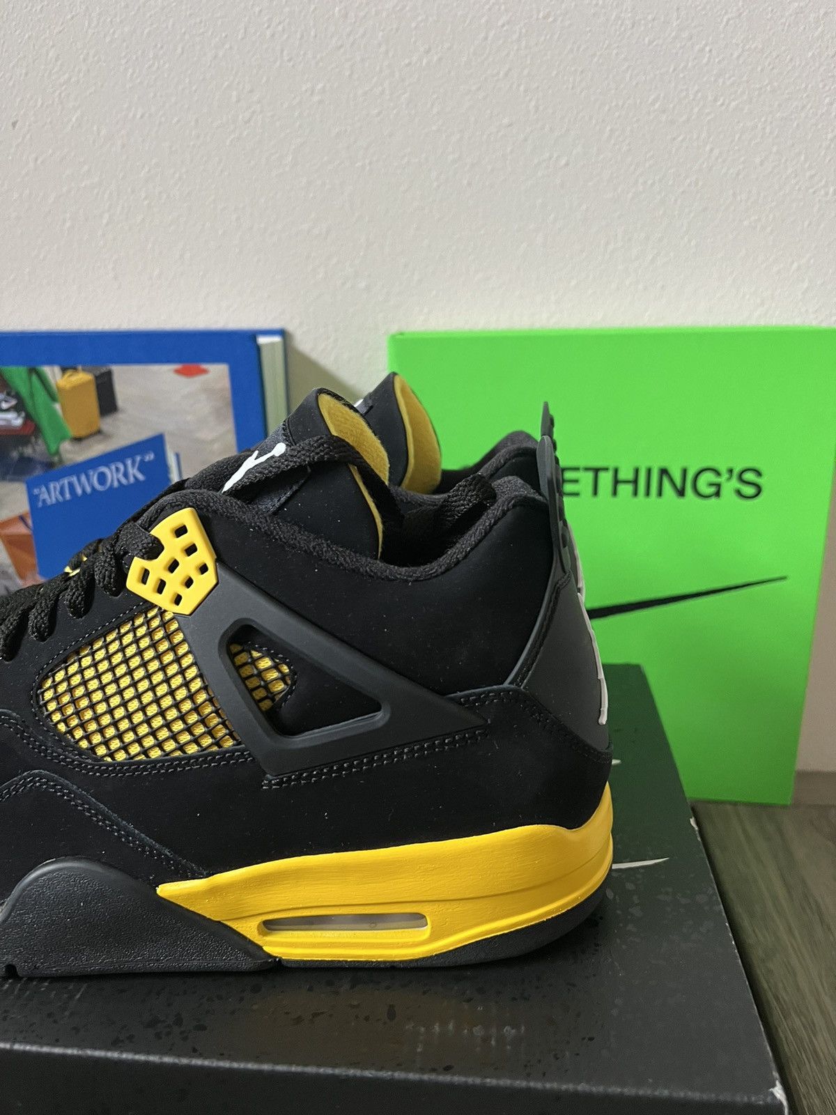 Jordan Brand Nike Air Jordan 4 Retro Thunder Size US 13 / EU 46 - 4 Thumbnail