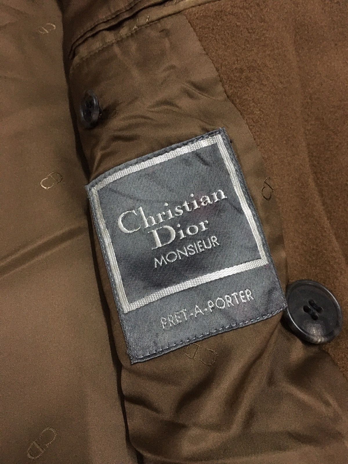 Christian Dior Monsieur Vintage Christian Dior Double Breast Wool long Coat Size US L / EU 52-54 / 3 - 8 Thumbnail
